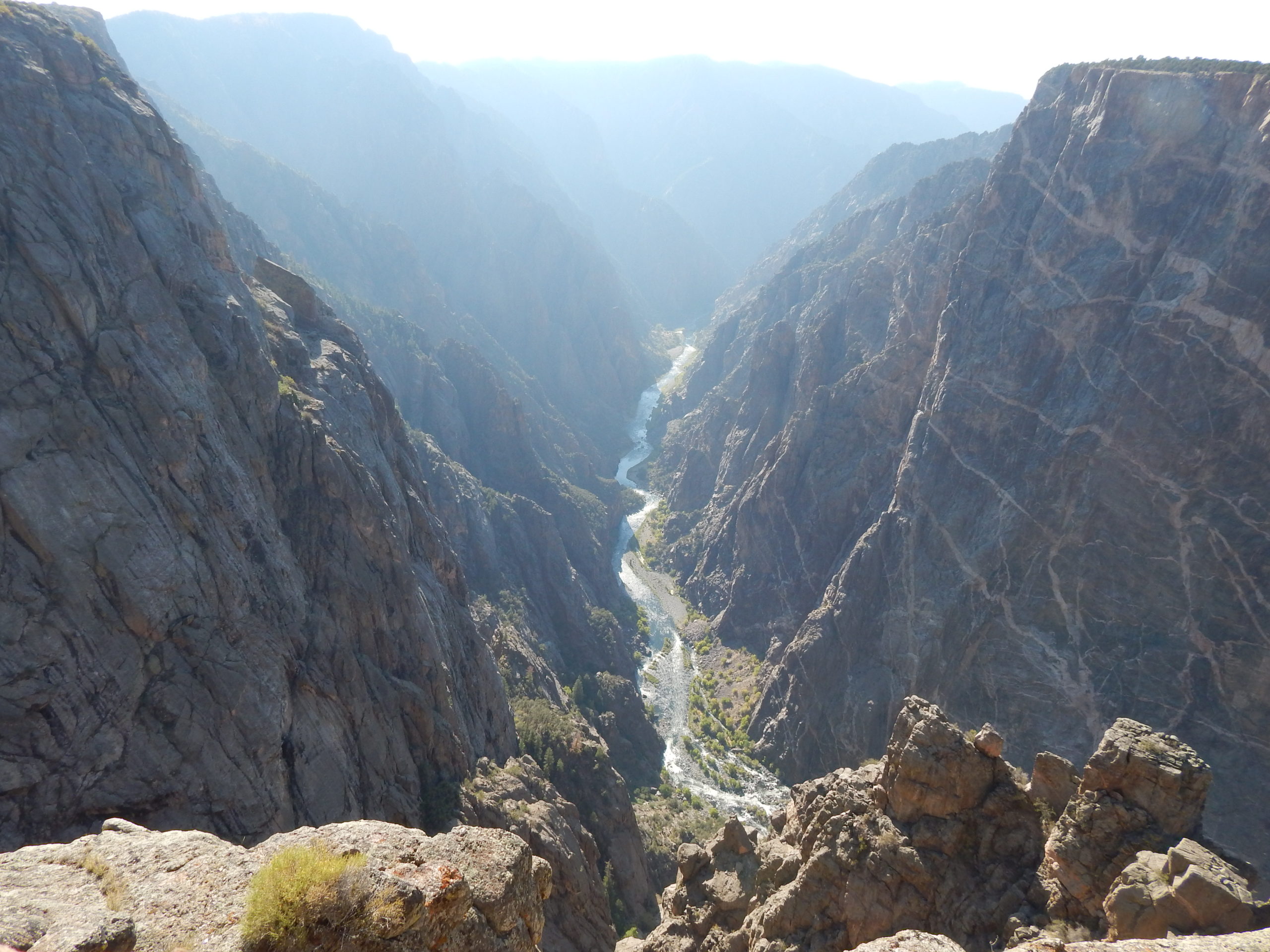 Photo of Deep gorge in Black Canyon of the Gunnison National Park for article Welcome to Denver and Colorado for newcomers moving to Denver.