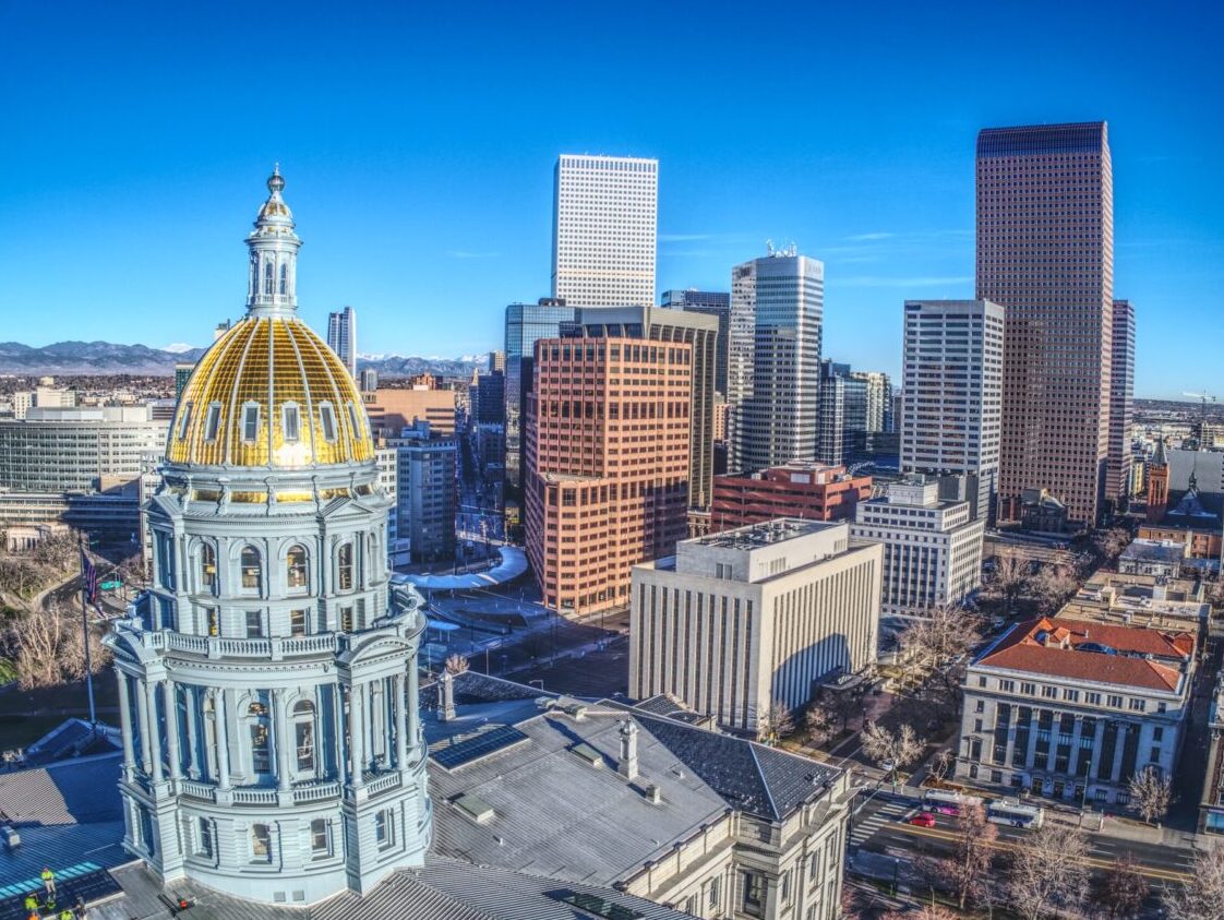 Downtown Denver and Capitol Building