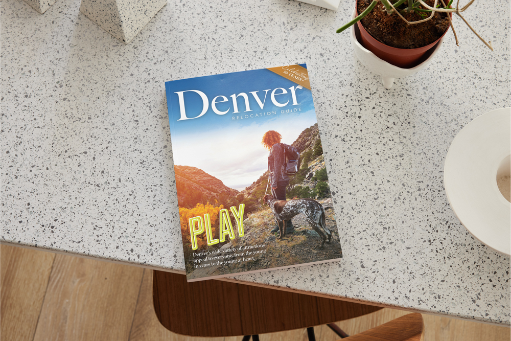 Denver Magazine on counter