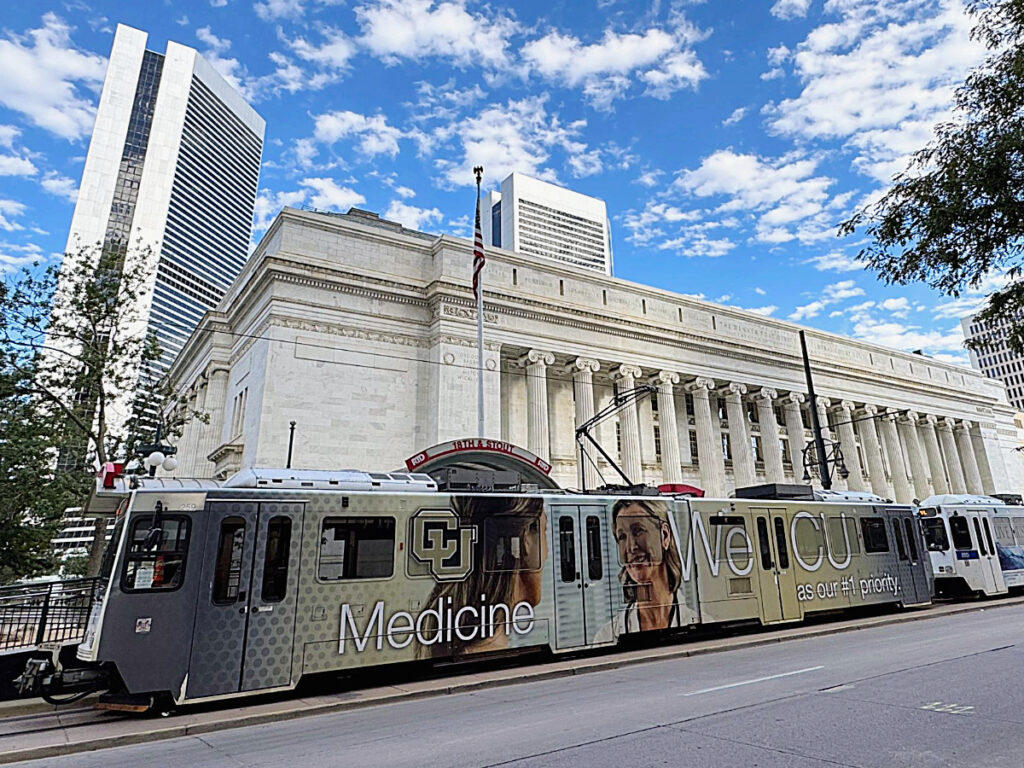 Regional Transportation District light rail for article - Reliable Public Transportation in Denver for newcomers moving to Denver.