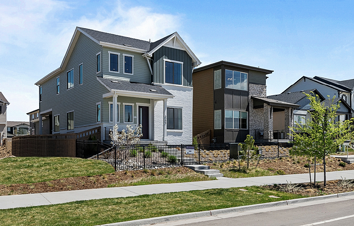 Photo of Berkeley Homes in Painted Prairie for article Painted Prairie has a home just for you for newcomers moving to Denver.