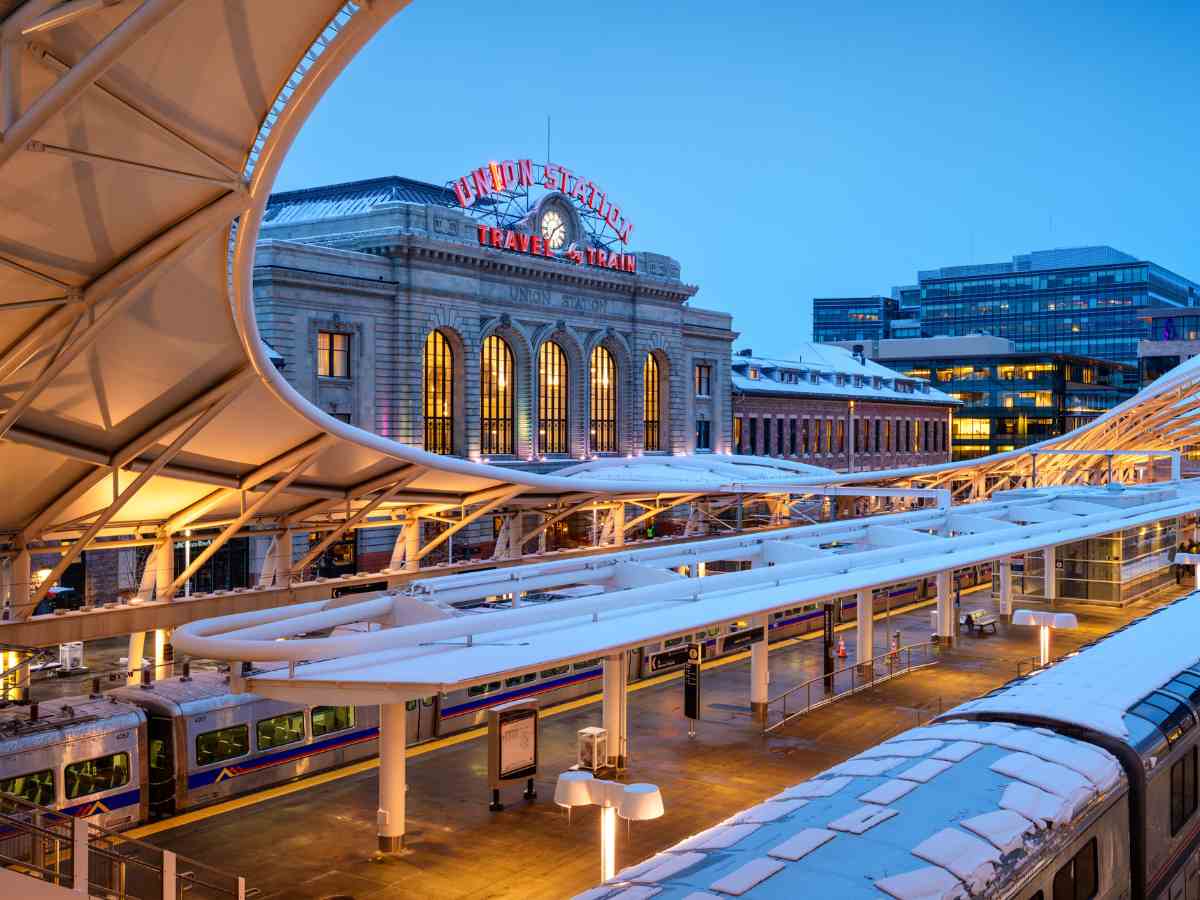 Union Station in Denver for article Score Big with Easy Transit: Take the Train to Your Favorite Denver Events for newcomers moving to Denver.