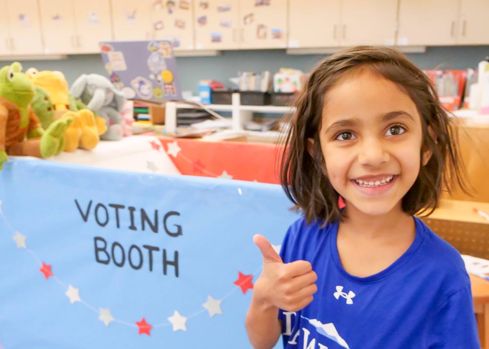 Kindergartener Vote 57