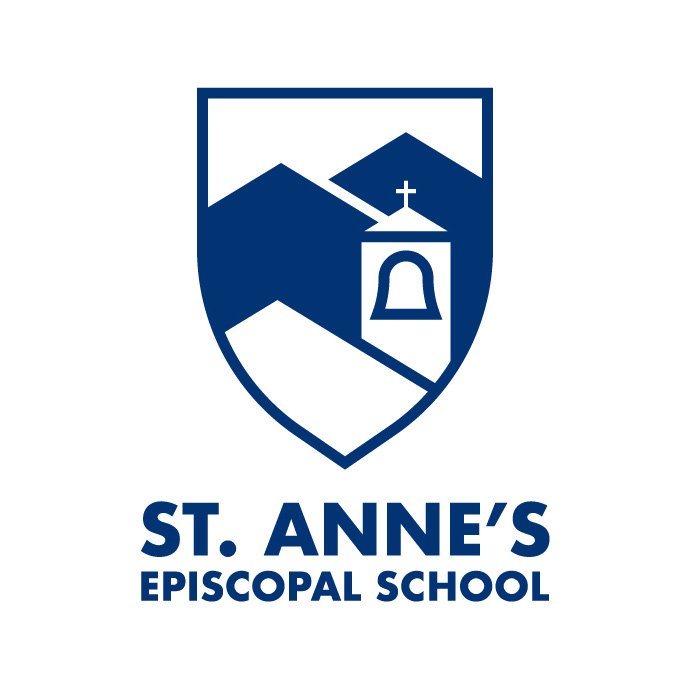 st annes lockup small vert blue