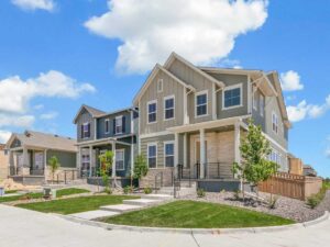 2 story home on corner lot for article Welcome to Painted Prairie for newcomers moving to Denver.