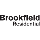 Black and white Brookfield Residential logo